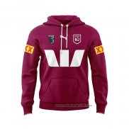 Sudaderas con Capucha Queensland Maroons Rugby 2024 Rojo