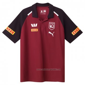 Camiseta Polo Queensland Maroons Rugby 2024